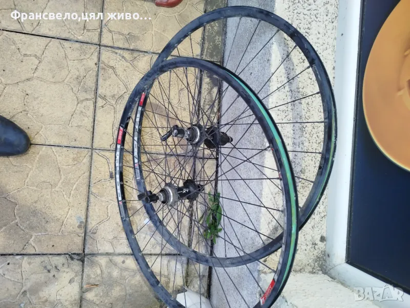 Чифт 26 цола капли Shimano deore xt ,задна с крива шина , снимка 1