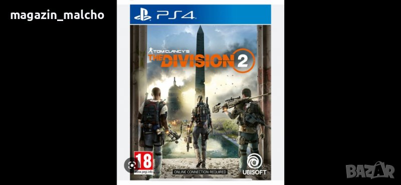 PS4 игра - Tom Clancy’s The Division 2, снимка 1