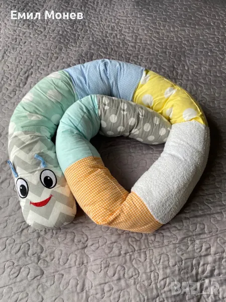 Възглавница, обиколник за бебешка кошара, снимка 1