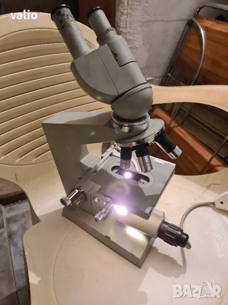 Немски микроскоп CARL ZEISS JENA , снимка 1