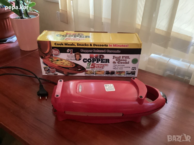 Red copper уред за готвене,фурничка,тостер,тиган 3/1, снимка 1