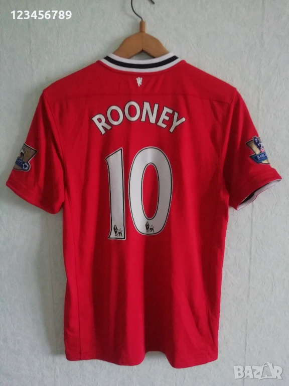 Manchester United Rooney Nike шампионска оригинална тениска фланелка Манчестър Юнайтед Рууни екип , снимка 1
