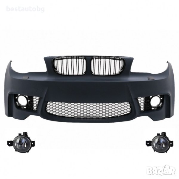 Предна M1 броня за BMW E87/E88 E81/E82 (04-13) с бъбреци и халогени, снимка 1