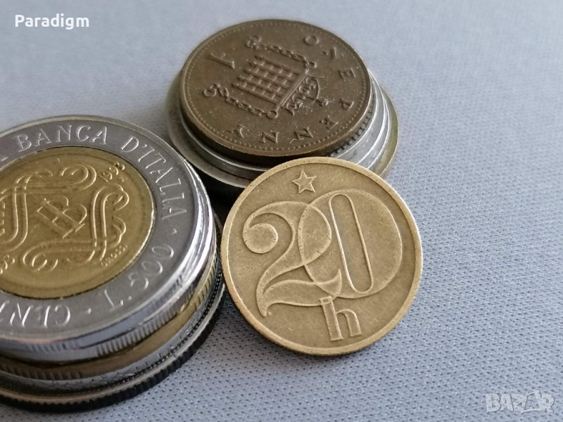 Монета - Чехословакия - 20 хелера | 1974г., снимка 1