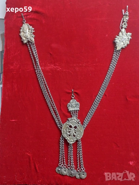 Огромен стар сребърен накит в отлично състояние, снимка 1