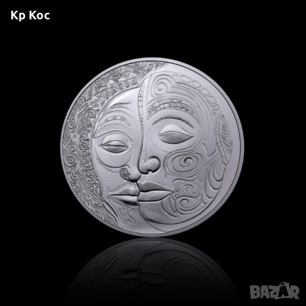 1 унция сребътна монета Маори Niue, снимка 1