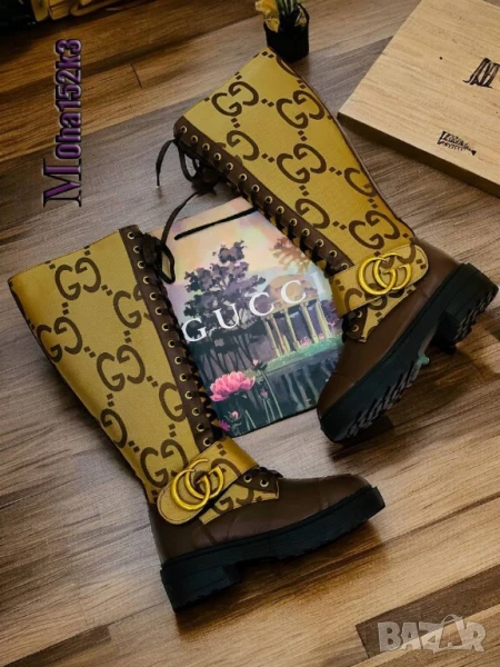 ботуши от естествена кожа gucci , снимка 1