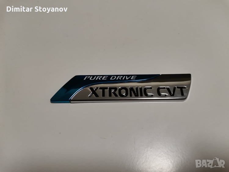 Надпис емблема лого XTRONIC CVT Нисан Nissan, снимка 1
