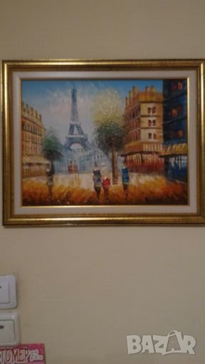 Картина масло Париж, снимка 1