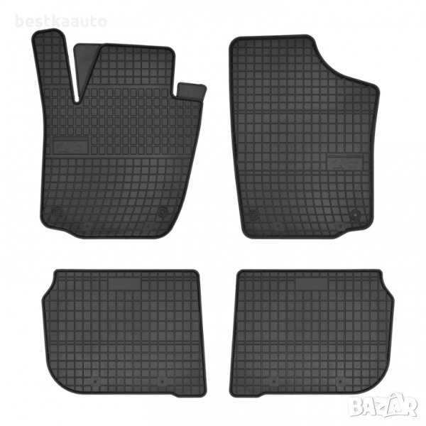 Висококачествени гумени стелки FROGUM Seat Toledo Mk4 Skoda Rapid 2012 - 2019, снимка 1