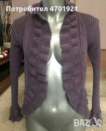 Дамска лилава жилетка, снимка 1