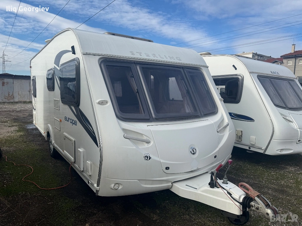 Каравана-STERLING EUROPA-СЕПАРЕ-ФРЕНСКА СПАЛНЯ/ГОЛЯМ ФОРСЕЛТ/MOVER/КАТО НОВА/TV/AKУМУЛАТОР/ОБОРУДВАН, снимка 1