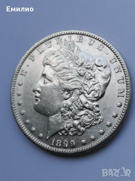 RARE 1899- S ONE MORGAN DOLLAR , снимка 1