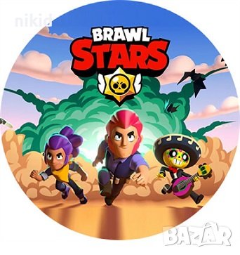 Брау Броу Старс Brawl Stars Бролстарс Големи 8 бр парти чинии чинийки, снимка 1