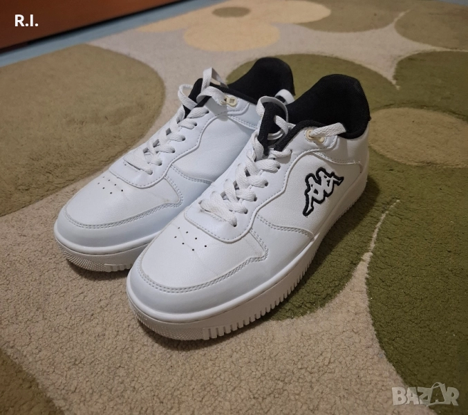 Дамски бели кецове Kappa, снимка 1