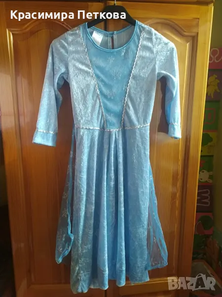 Дълга рокля на Елза, снимка 1