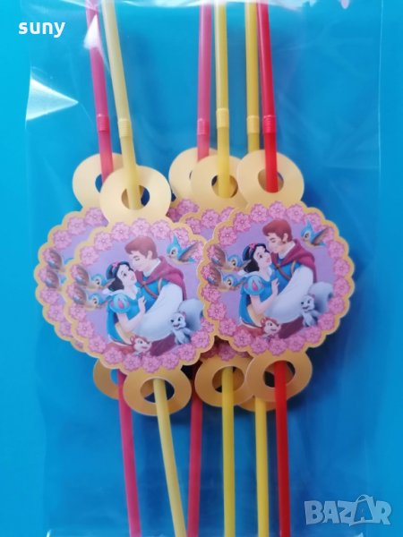 Парти сламки Снежанка, снимка 1