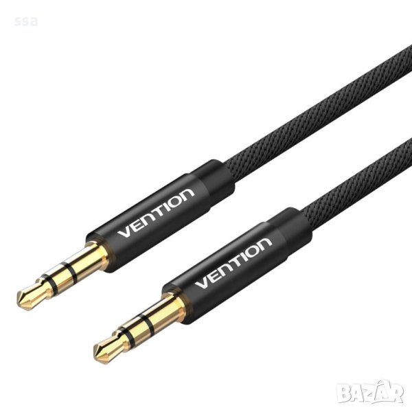 Vention Аудио Кабел 3.5mm Audio Cable M/M Cotton Braided 1.0m - BAWBF, снимка 1