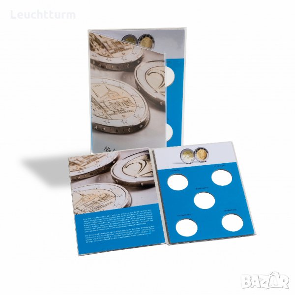  Албум за Евро колекция - от 2 евро за 5 броя монети, снимка 1