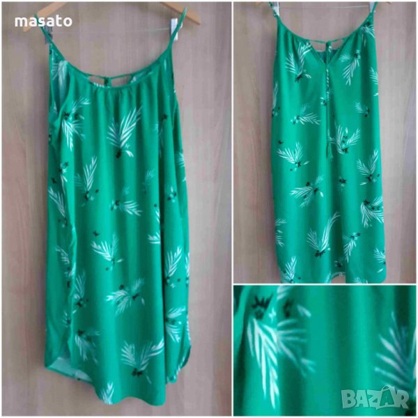 лятна зелена рокля, снимка 1
