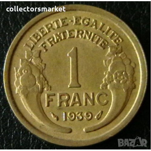 1 франк 1939, Франция, снимка 1
