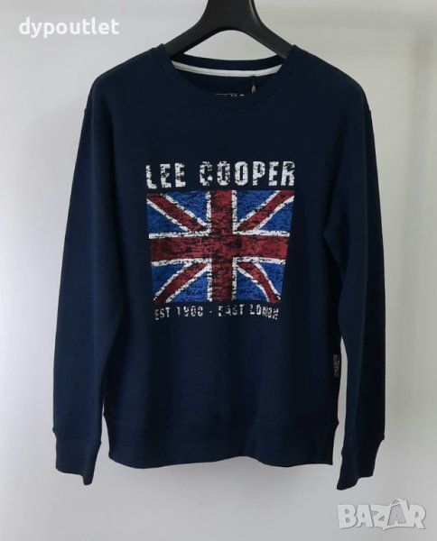 Lee Cooper Fic Logo - Мъжко спортно горнище, синьо, размер - L., снимка 1