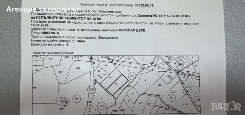 Продава Земеделски Земи, снимка 1