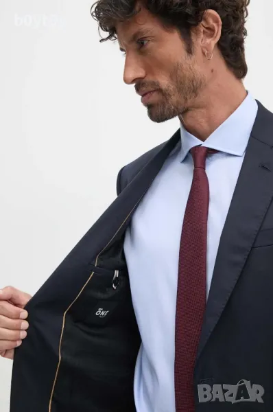 Вълнено сако Hugo Boss в тъмносиньо , снимка 1