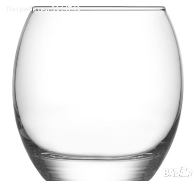 Комплект 6 стъклени чаши за уиски, 405 мл *Нов*, снимка 1