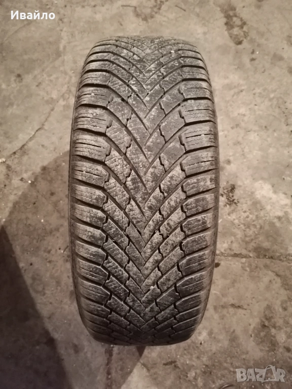 Продавам 1 брой зимна гума 205.55.16 дот 2021 Контентал , снимка 1