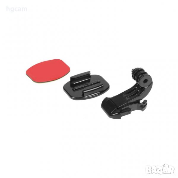 J-hook + лепенка + стойка за екшън камери GoPro и други, снимка 1