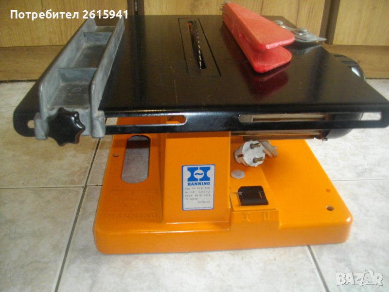 HANNING-Немски Настолен Циркуляр-Промишлен/Професионален-700 Вата/3,2А-Почти Нов-Отличен-Масивен, снимка 1