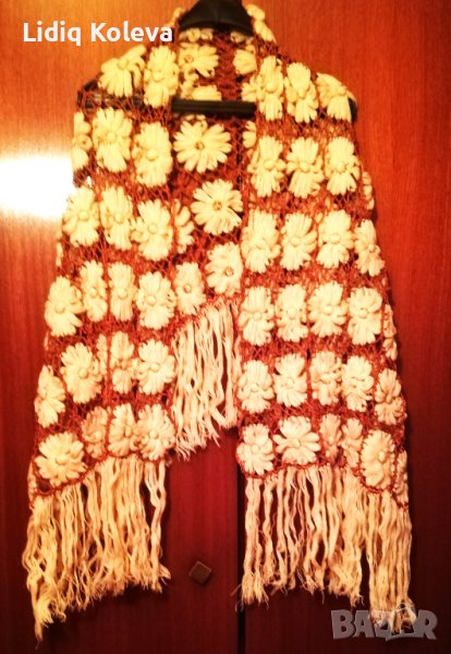 Правоъгълен шал от пан, снимка 1