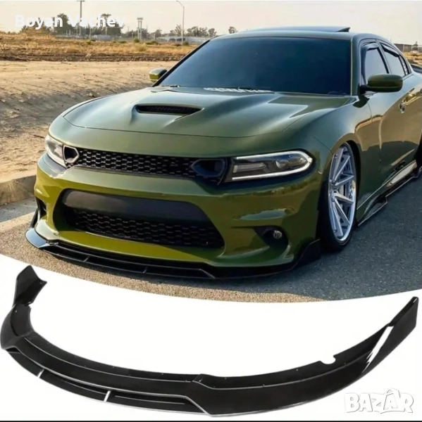 Преден лип спойлер за Dodge Charger Hellcat , снимка 1