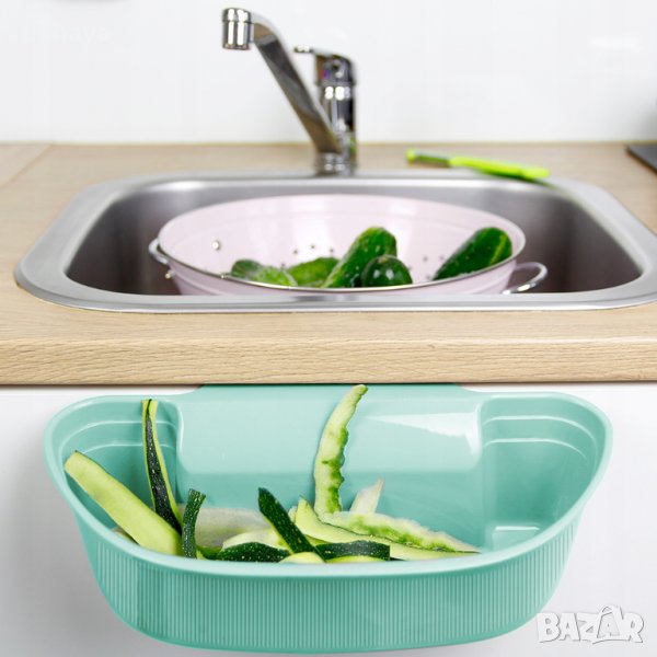 1385 Закачащо се кошче за отпадъци за мивка кошче за вратичка на шкаф, снимка 1