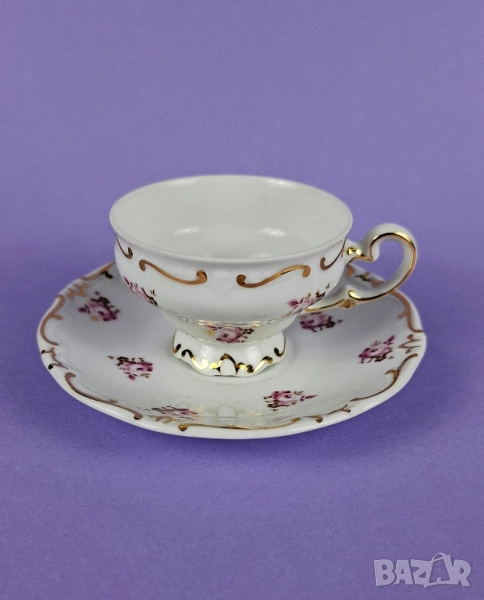 Чаша за кафе с подложна чинийка- Weimar, снимка 1