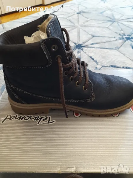 Боти от естествена кожа , снимка 1