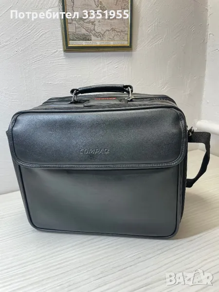 Кожена Бизнес чанта Compaq, снимка 1