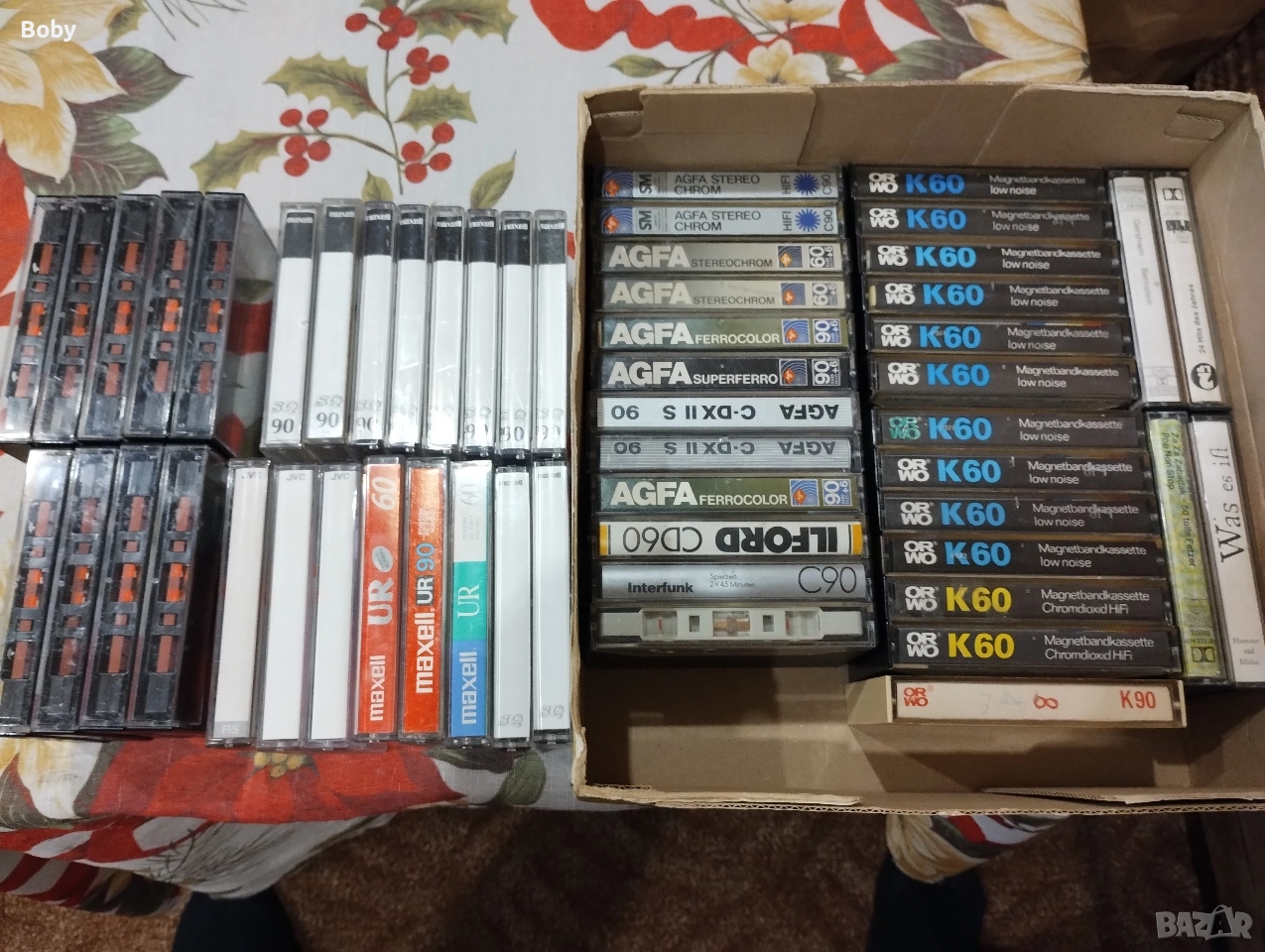 55 бр. аудио касети за презапис, снимка 1