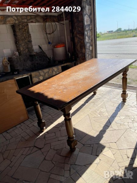 продавам стара масивна маса 180х90х75, снимка 1