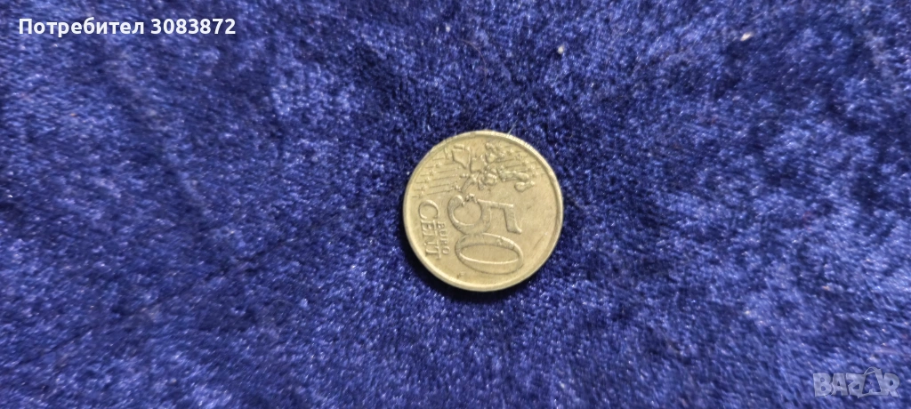 50 евро цента от 2002, снимка 1