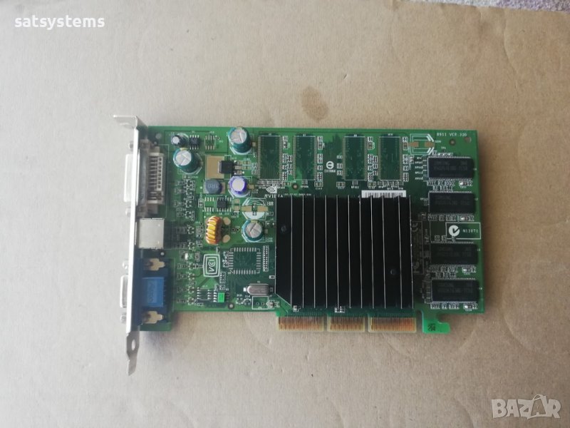 Видео карта NVidia GeForce 4 MX440 NVIDIA P162 64MB DDR 64bit AGP, снимка 1