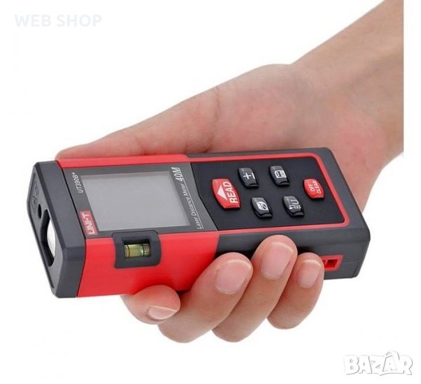 Лазерен дистанциометър UT-LM60 за измерване на разстояние, площ или обем 60m, снимка 1