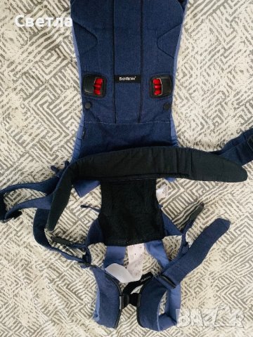 BabyBjörn Baby Carrier One ергономична раница - Classic Denim/Midnight Blue, снимка 5 - Кенгура и ранички - 43818212