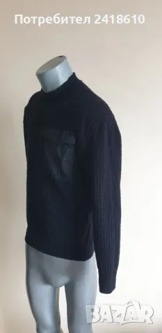 Hugo Boss Kaltamo Wool Mens Size S НОВО! ОРИГИНАЛ! Мъжки Пуловер!, снимка 7 - Пуловери - 48253676