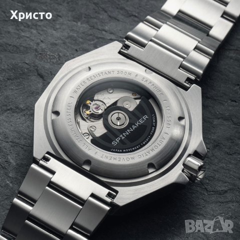 НОВ!!! Автоматичен мъжки часовник  Spinnaker SP-5081-11, 44мм, 30ATM, снимка 8 - Мъжки - 44016633