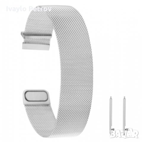 Магнитна Метална верижка / каишка, стил Milanese - 20 / 22 мм./HUAWEI / SAMSUNG , снимка 10 - Каишки за часовници - 32460947