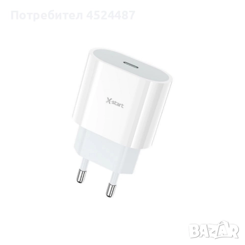 Type-C - Единично бързо зарядно устройство, снимка 4 - Оригинални зарядни - 48466049