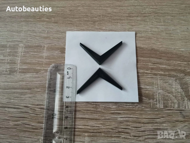 черна емблемa Polestar, снимка 3 - Аксесоари и консумативи - 52636659