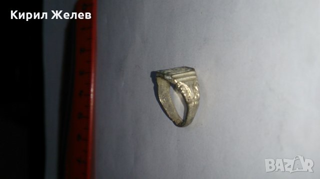 Старинен пръстен сачан орнаментиран - 73611, снимка 3 - Пръстени - 28993852